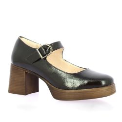 Patricia miller Babies cuir vernis marron