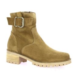 Patricia miller Boots cuir velours camel
