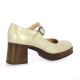 Patricia miller Babies cuir vernis beige