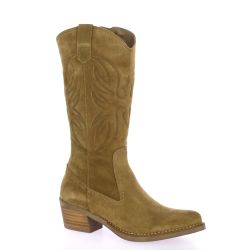 Patricia miller Boots cuir velours camel