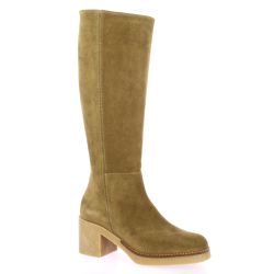 Patricia miller Bottes cuir velours camel