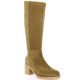 Patricia miller Bottes cuir velours camel
