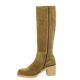 Patricia miller Bottes cuir velours camel