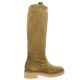 Patricia miller Bottes cuir velours camel