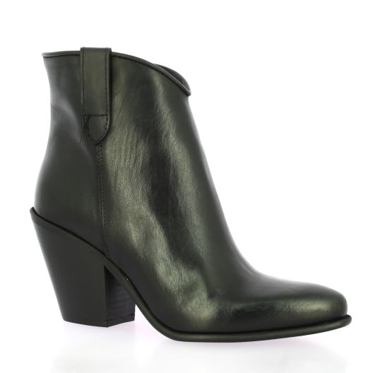 Metisse Boots cuir noir