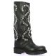 Metisse Bottes cuir noir