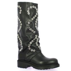 Metisse Bottes cuir noir