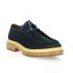 Exit Derby cuir velours marine