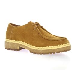Exit Derby cuir velours cognac