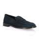 Exit Mocassins cuir velours marine