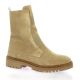 Reqins Boots cuir velours havane