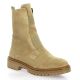 Reqins Boots cuir velours havane