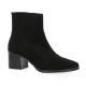 Pao Boots cuir velours noir