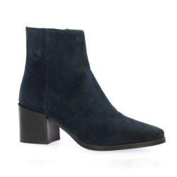 Pao Boots cuir velours marine