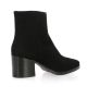 Pao Boots cuir velours noir