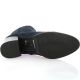 Pao Boots cuir velours marine