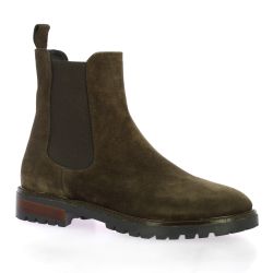 Pao Boots cuir velours marron
