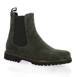 Pao Boots cuir velours marron