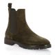 Pao Boots cuir velours marron