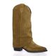 Pao Boots cuir velours camel