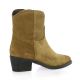 Pao Boots cuir velours camel