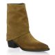 Pao Boots cuir velours camel