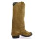 Pao Boots cuir velours camel
