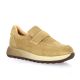 Reqins Baskets cuir velours havane