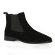 Reqins Boots cuir velours noir