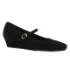 Reqins Ballerines cuir velours noir