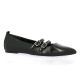 Reqins Ballerines cuir vernis noir