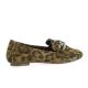 Reqins Mocassins cuir velours vison