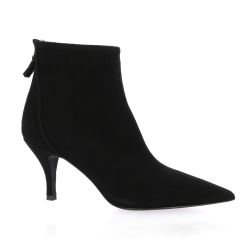 Fremilu Boots cuir velours noir