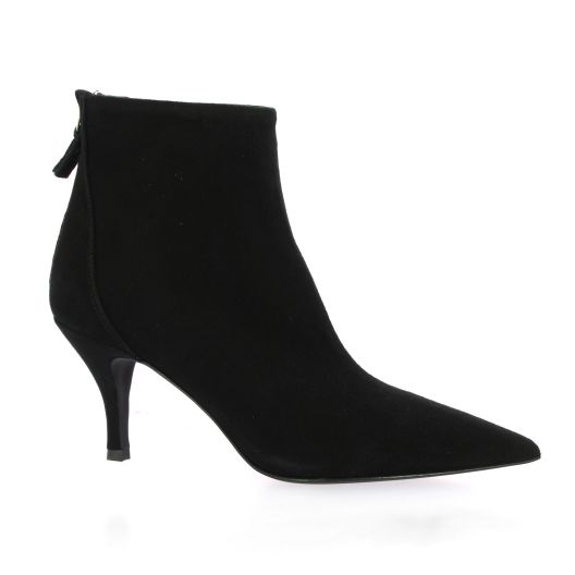 Fremilu Boots cuir velours noir