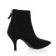 Fremilu Boots cuir velours noir