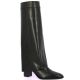 Fremilu Bottes cuir noir