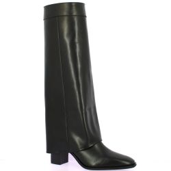 Fremilu Bottes cuir noir