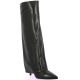Fremilu Bottes cuir noir