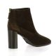 Fremilu Boots cuir velours marron