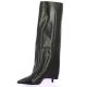Fremilu Bottes cuir noir