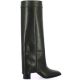 Fremilu Bottes cuir noir