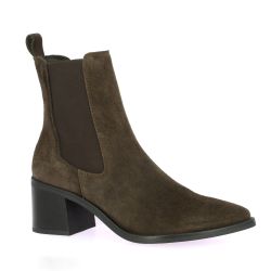 Creator Boots cuir velours marron