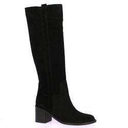Ng milano Bottes cuir velours noir