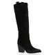Ng milano Bottes cuir velours noir