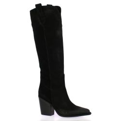 Ng milano Bottes cuir velours noir