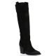 Ng milano Bottes cuir velours noir