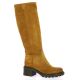 Ng milano Bottes cuir velours cognac