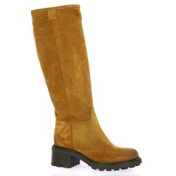 Ng milano Bottes cuir velours cognac