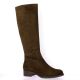 We do Bottes cuir velours marron