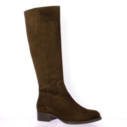 We do Bottes cuir velours marron